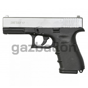 СХП Охолощенный пистолет Retay 17 Glock, кал. 9 мм, никель СХП Охолощенный пистолет Retay 17 Glock, кал. 9 мм, никель